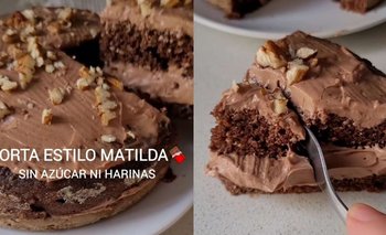 Sin harina y sin azúcar: receta de torta de chocolate Matilda | Recetas de cocina