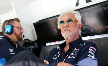 La reacción de Briatore tras el trompo de Colapinto en Silverstone | Fórmula 1