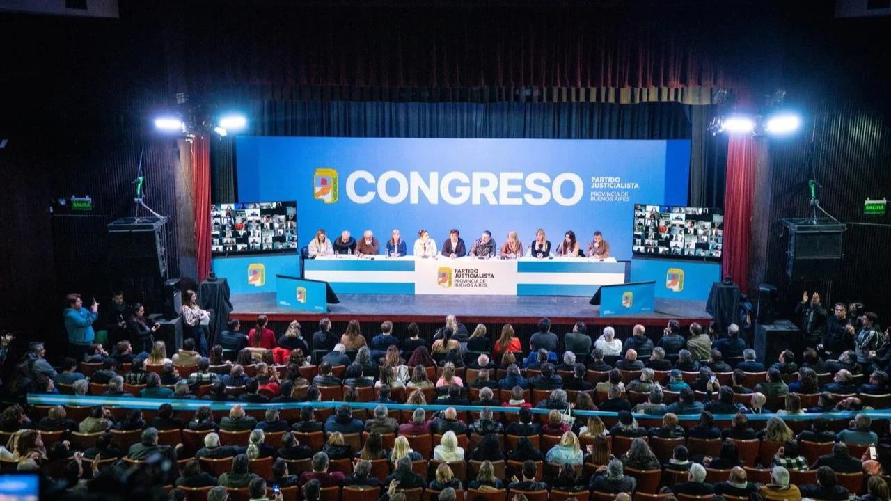 Congreso del PJ bonaerense: se definió la mesa de "unidad" para el nuevo Frente