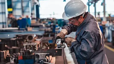 Obrero industrial trabajando Obrero industrial trabajando