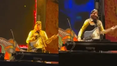 El palo de Chizzo a Milei en pleno recital de La Renga en Huracán: "El león"
