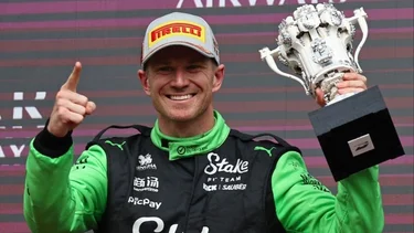 Nico Hülkenberg hizo historia en la Fórmula 1: la emocionante celebración y el divertido contratiempo de Sauber