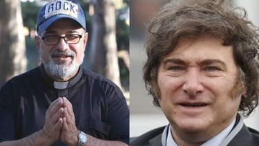 El "cura rockero" salió con los tapones de punta contra Milei: "El presidente no entiende nada"