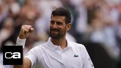 Djokovic supera a De Miñaur y alcanza los cuartos de final de Wimbledon Djokovic supera a De Miñaur y alcanza los cuartos de final de Wimbledon