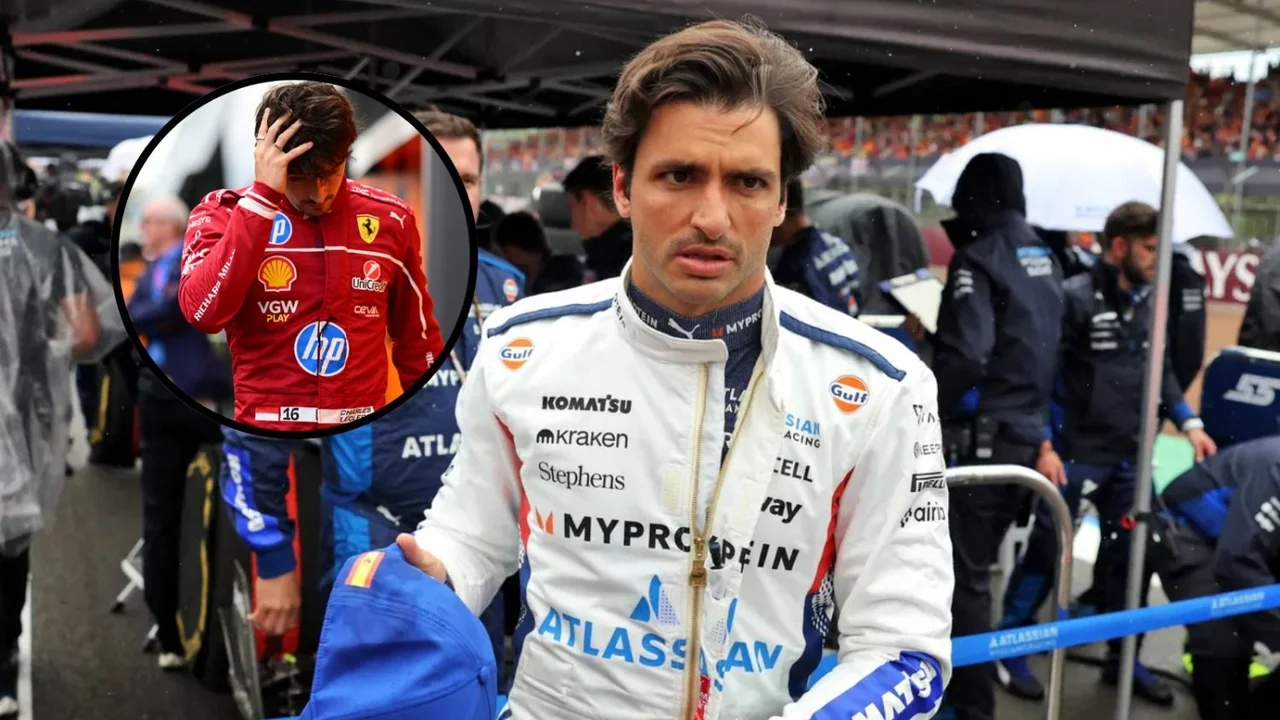 Carlos Sainz y Charles Leclerc.