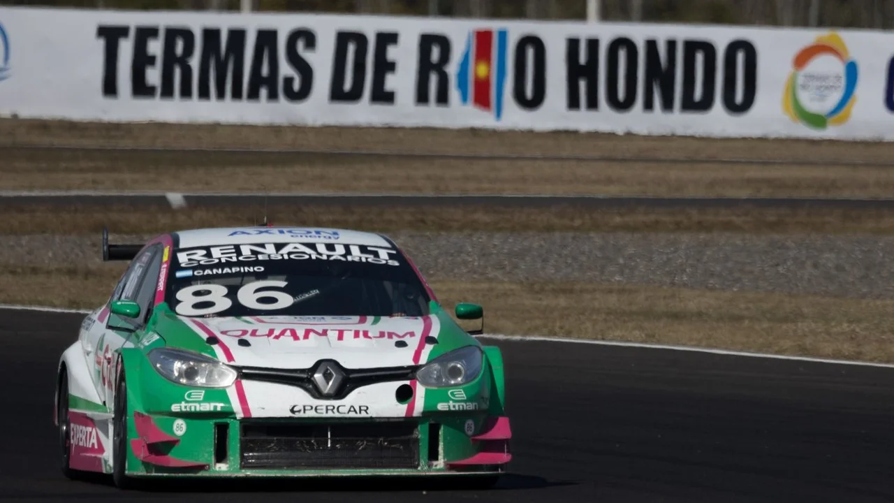 El Renault Fluence GT de Agustín Canapino.