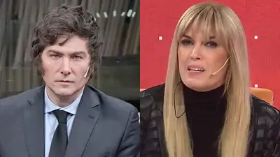 Viviana Canosa Javier Milei Viviana Canosa Javier Milei