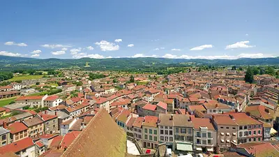 Vista aérea de Ambert Vista aérea de Ambert