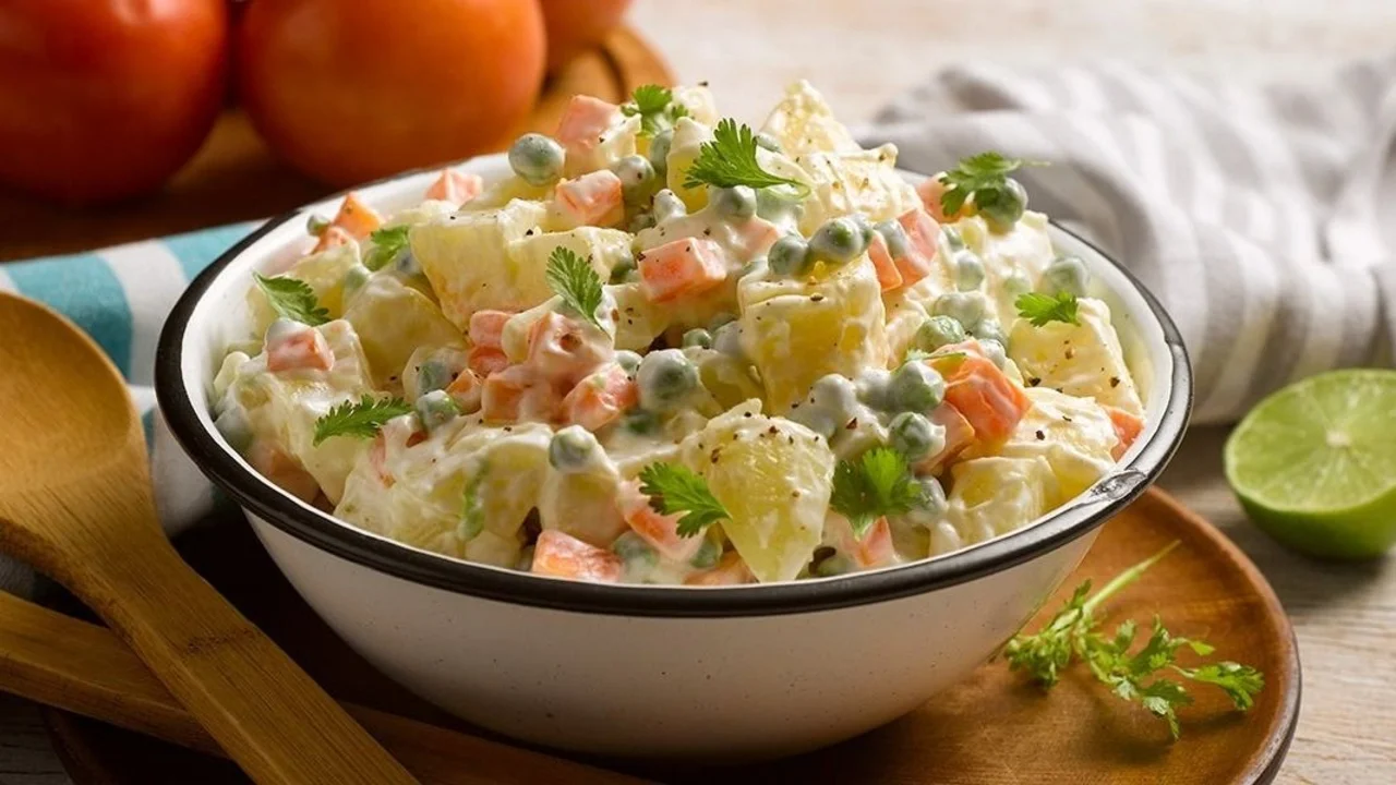 ensaladas, ensalada, ensalada rusa, comida, recetas de cocina
