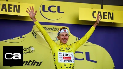 Evenepoel gana contrarreloj en la quinta etapa del Tour y Pogacar se viste con el maillot amarillo Evenepoel gana contrarreloj en la quinta etapa del Tour y Pogacar se viste con el maillot amarillo