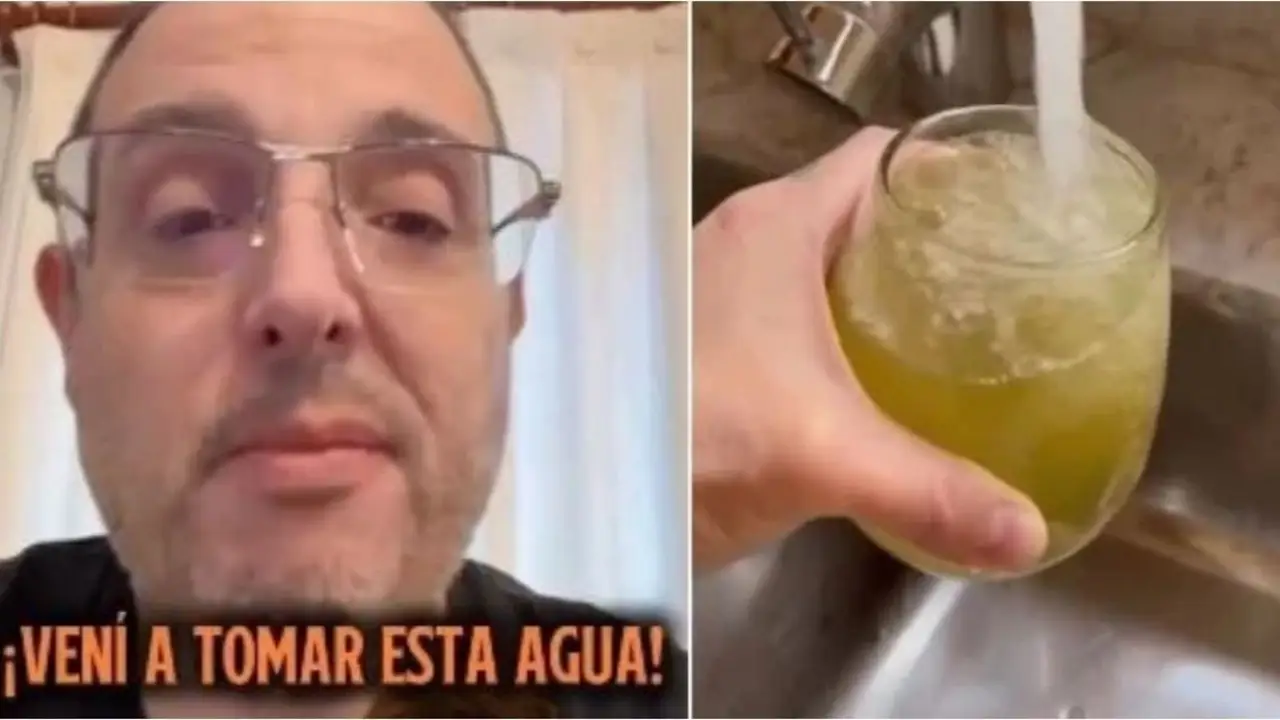 Un vaso de agua para Milei: el desafío viral de un dirigente peronista en La Matanza