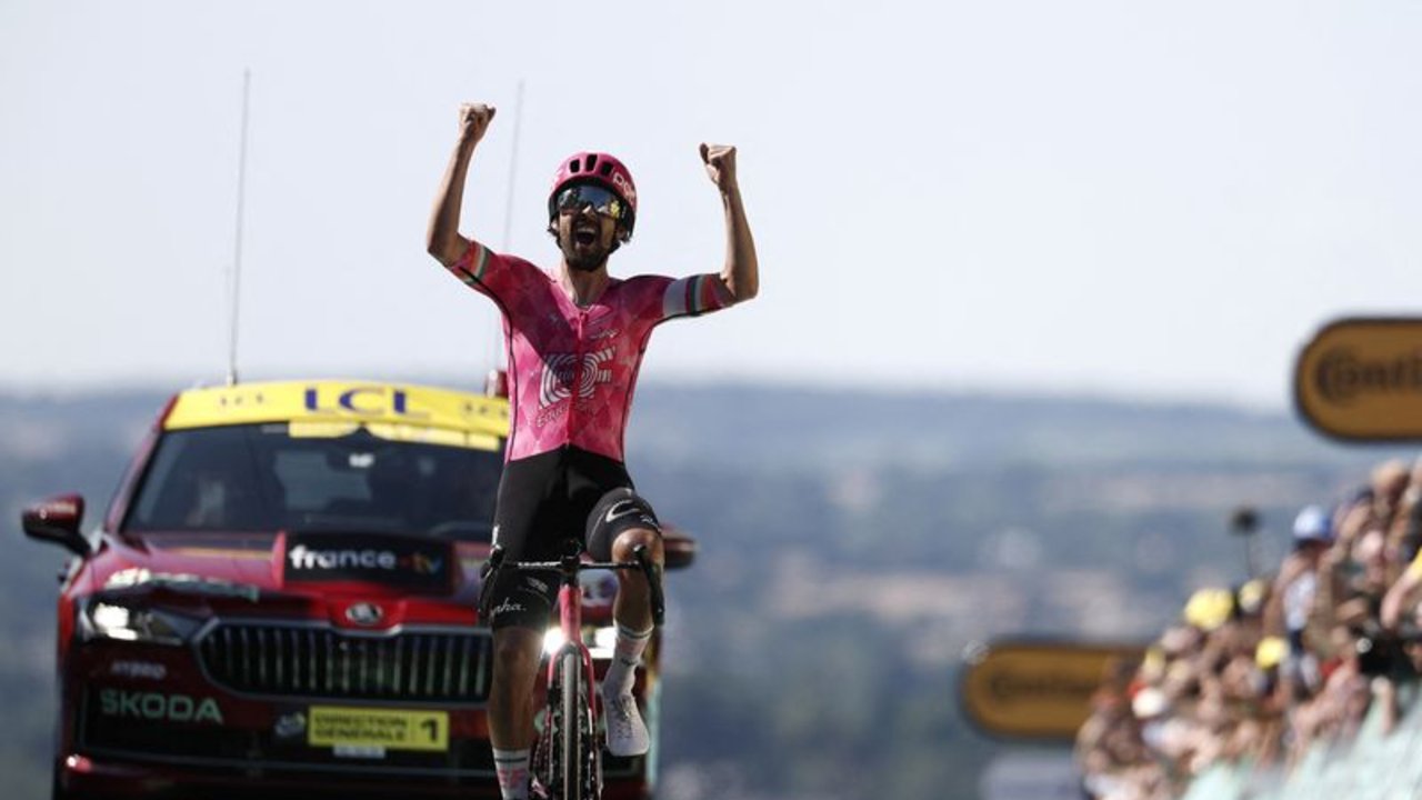 Healy gana en solitario la sexta etapa del Tour; Van der Poel recupera el amarillo por un segundo