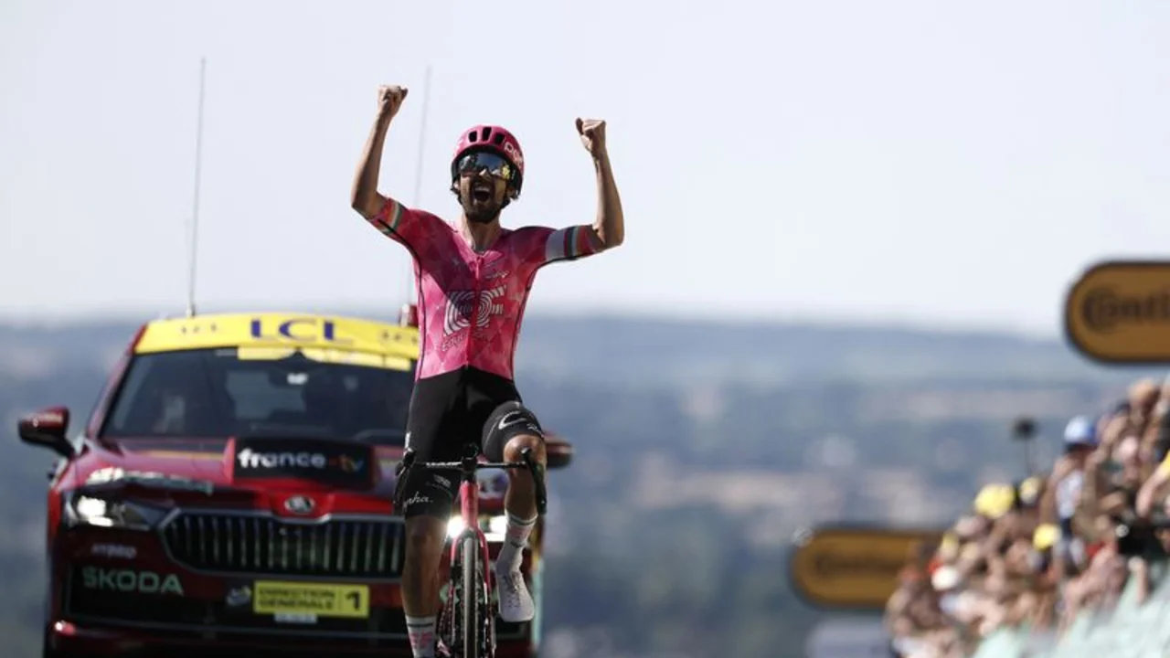 Healy gana en solitario la sexta etapa del Tour; Van der Poel recupera el amarillo por un segundo