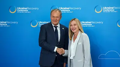 Conferencia compromete más de 10.000 millones de euros a la reconstrucción de Ucrania, según Italia Conferencia compromete más de 10.000 millones de euros a la reconstrucción de Ucrania, según Italia