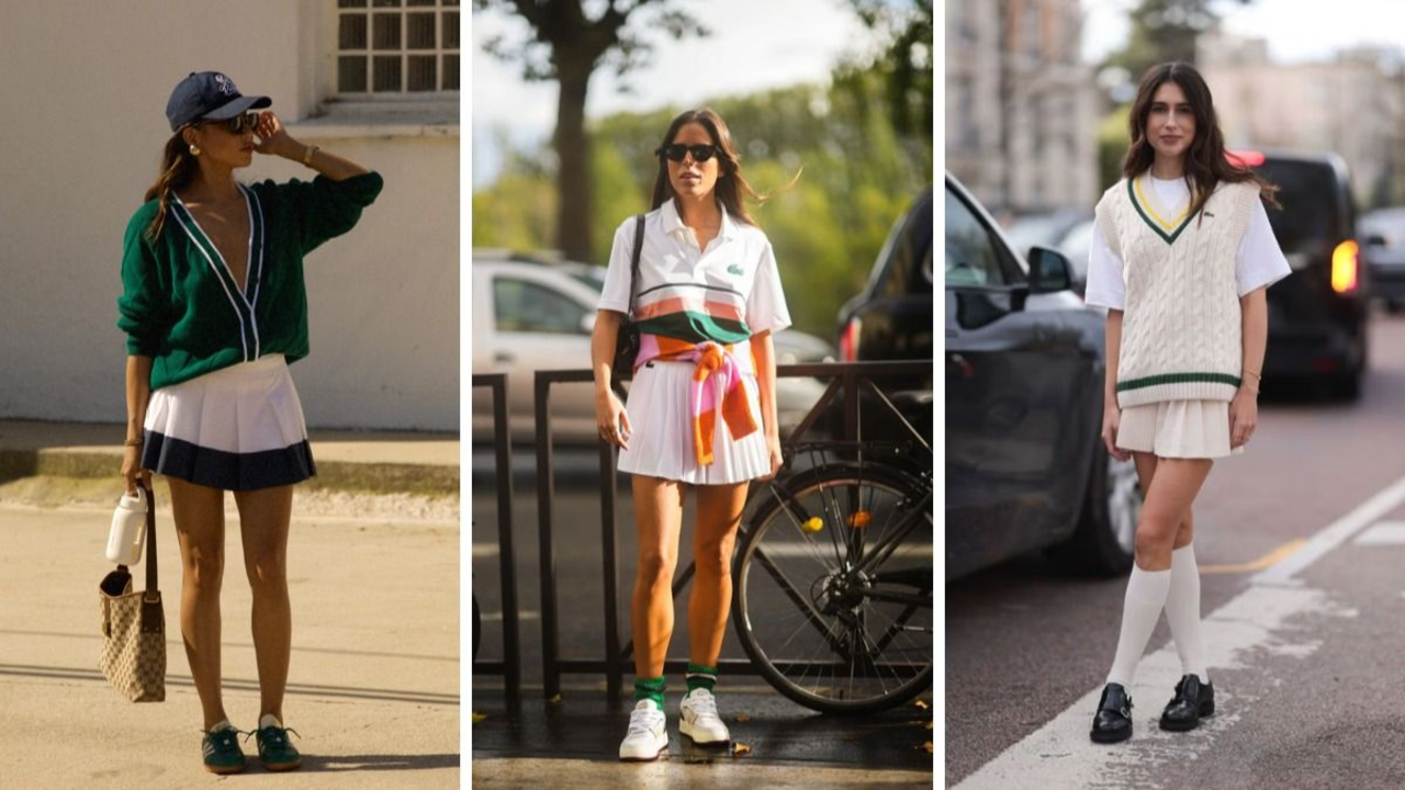 Cómo es el look tenniscore.