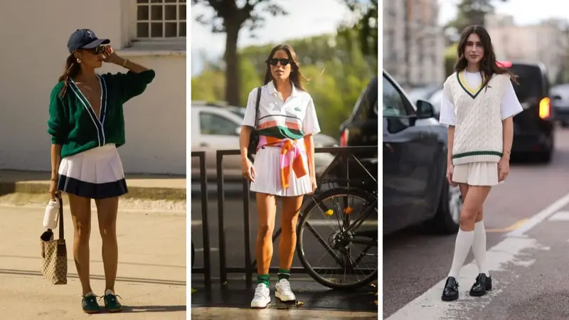 Cómo es el look tenniscore.