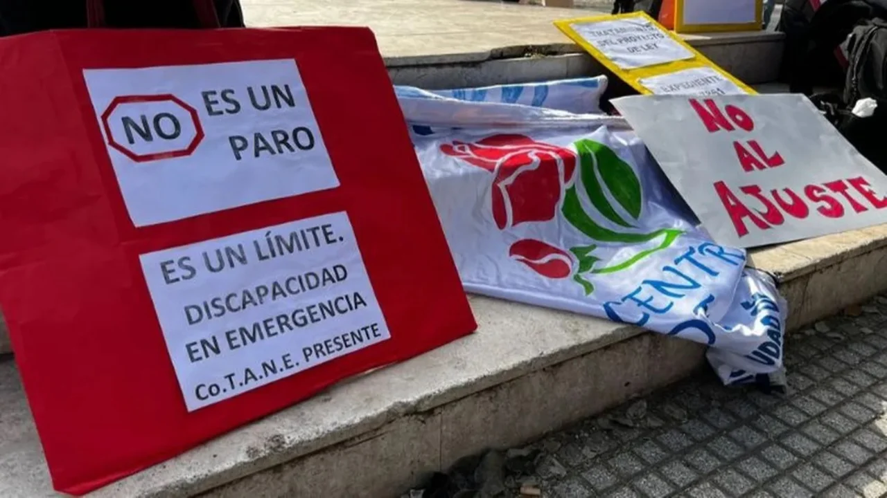 Organizaciones, prestadores y familias marcharon por la Emergencia en Discapacidad: "Derechos no se recortan"