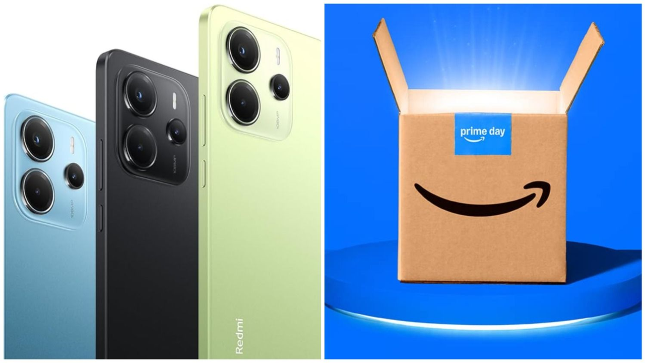 Celulares Xiaomi y una caja de Amazon