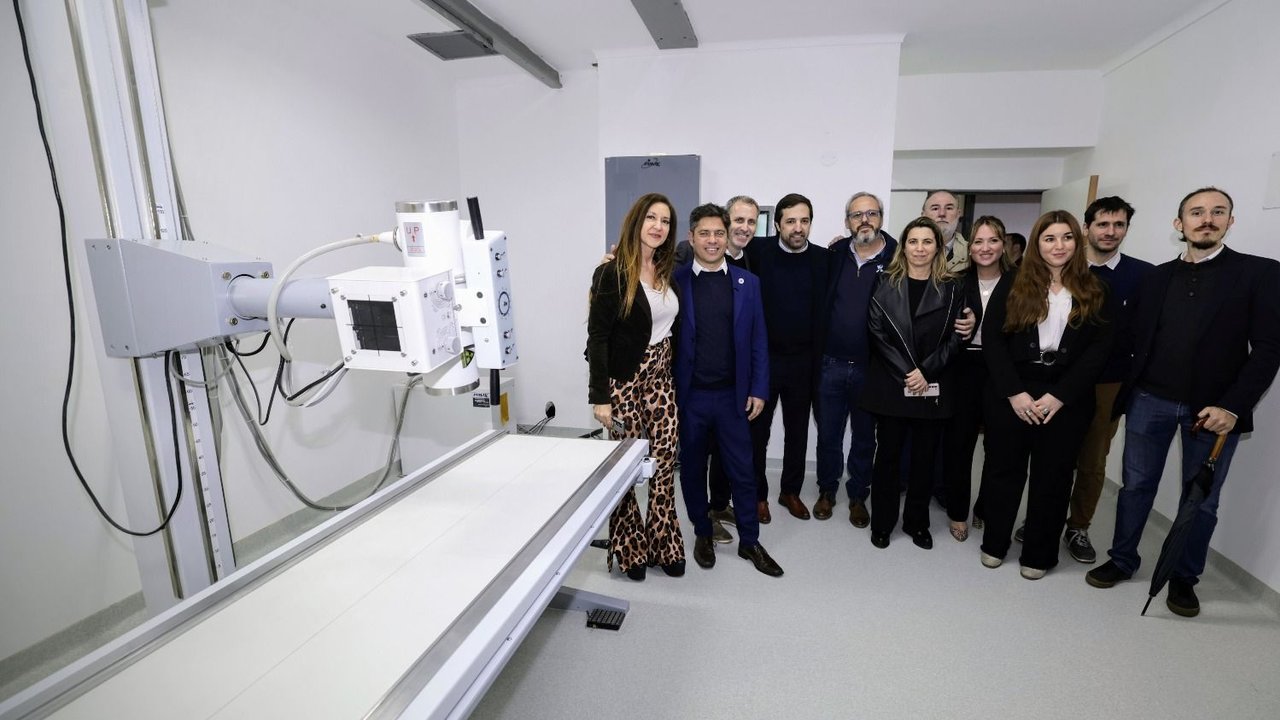 Más estado bonaerense: tras una inversión de más $299 millones, Kicillof inauguró una sala rayos X