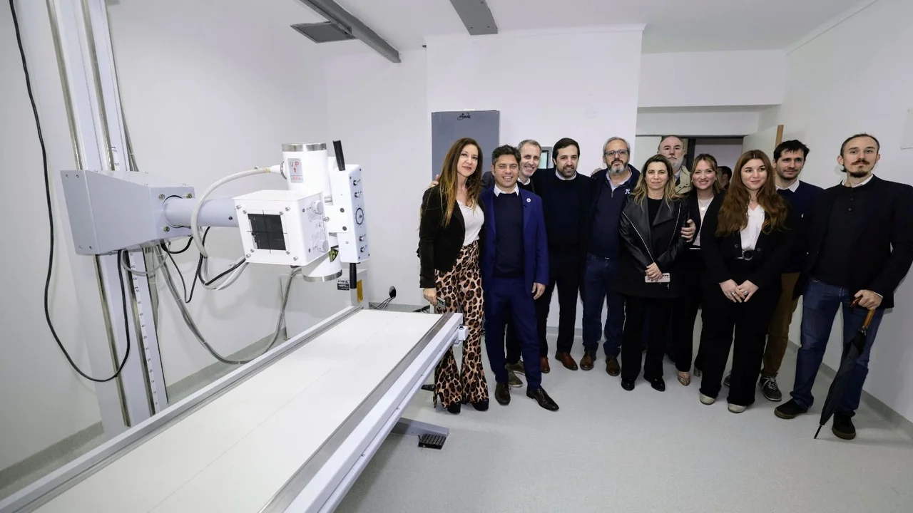 Más estado bonaerense: tras una inversión de más $299 millones, Kicillof inauguró una sala rayos X