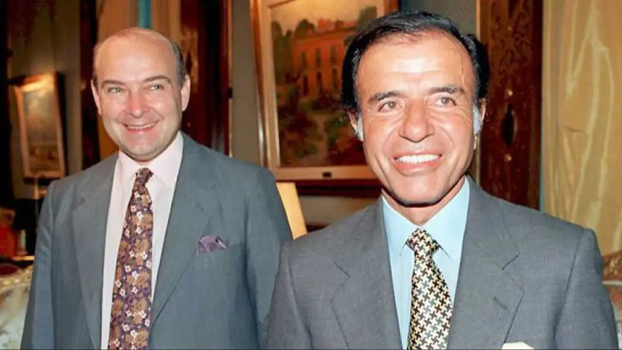 Domingo Cavallo y Carlos Menem.