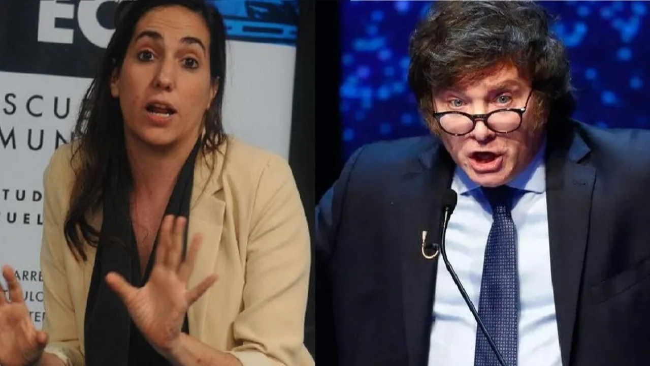 Milei atacó a una historiadora rosarina por una frase: "Lleno de parásitos" 