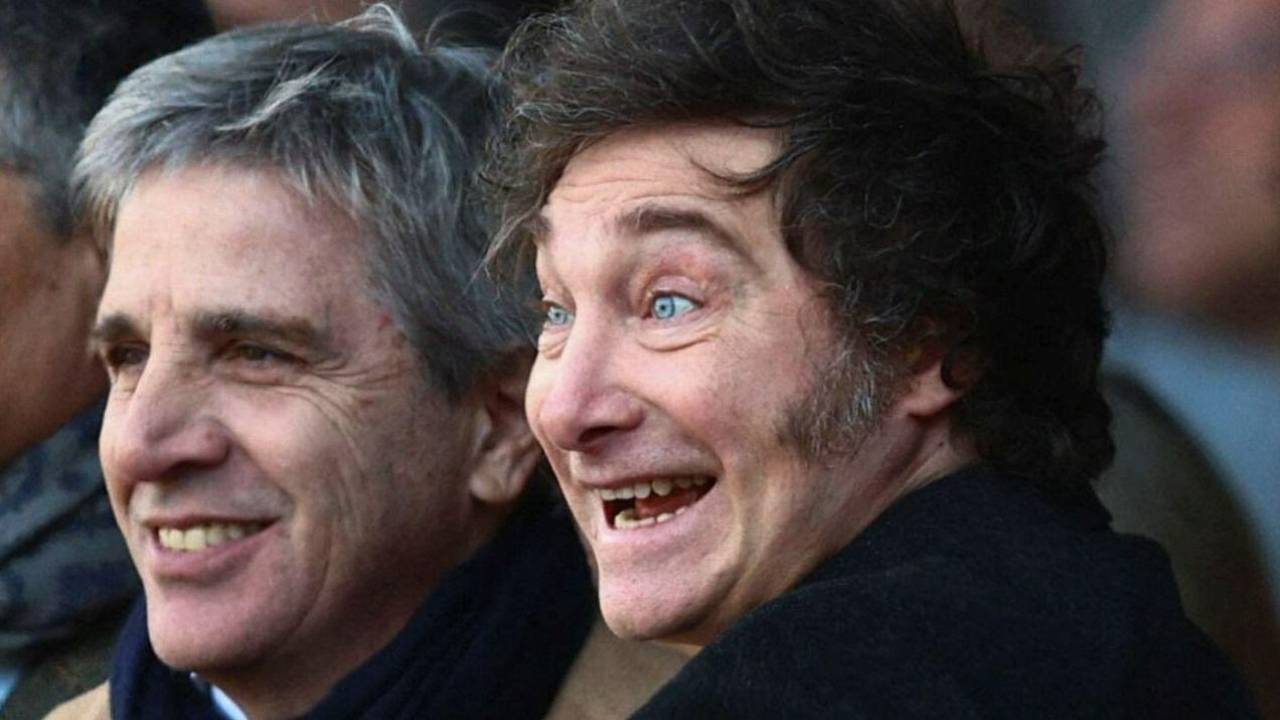 luis caputo y javier milei