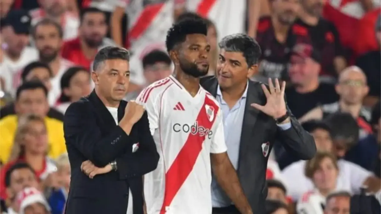 Miguel Borja, Marcelo Gallardo, River, fútbol argentino