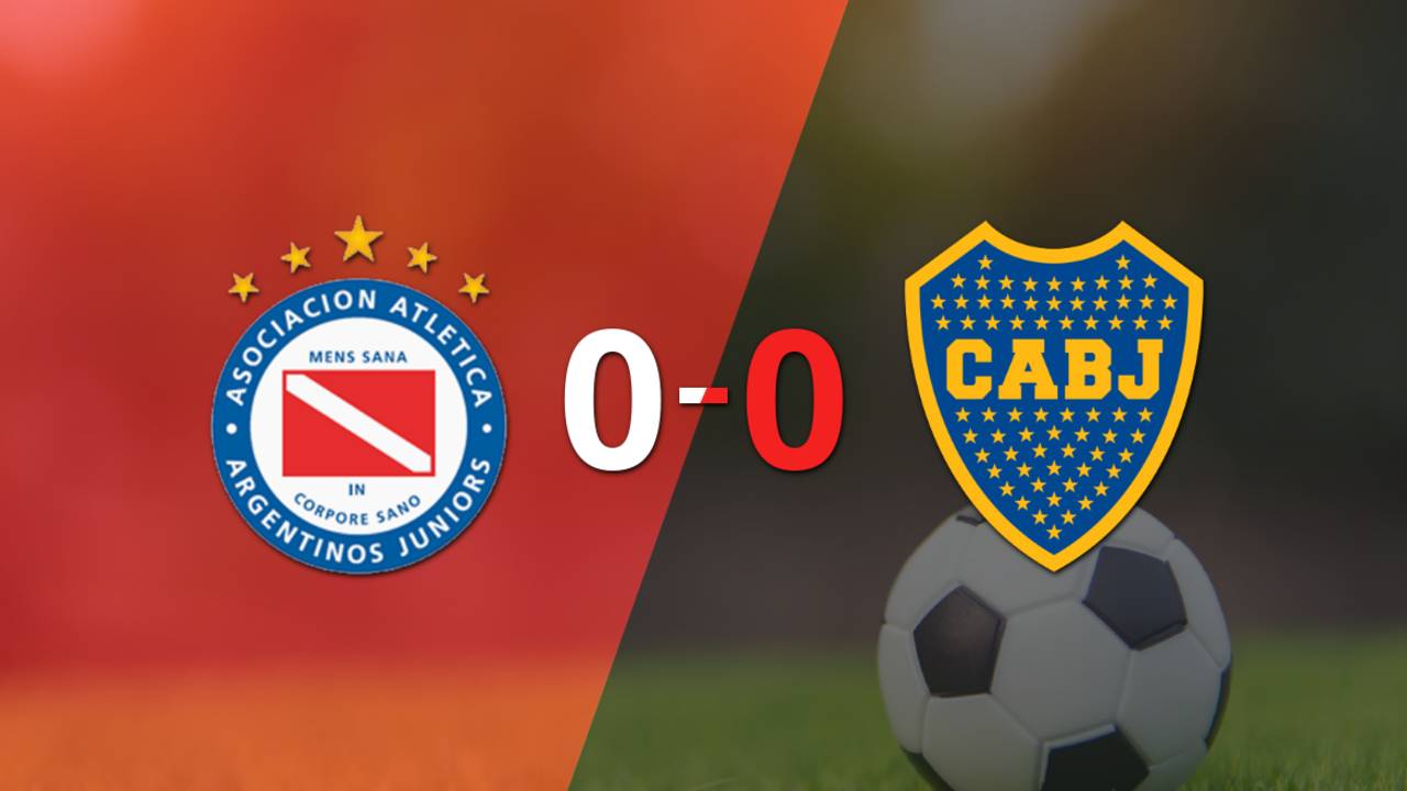 Argentinos Juniors y Boca Juniors empataron sin goles