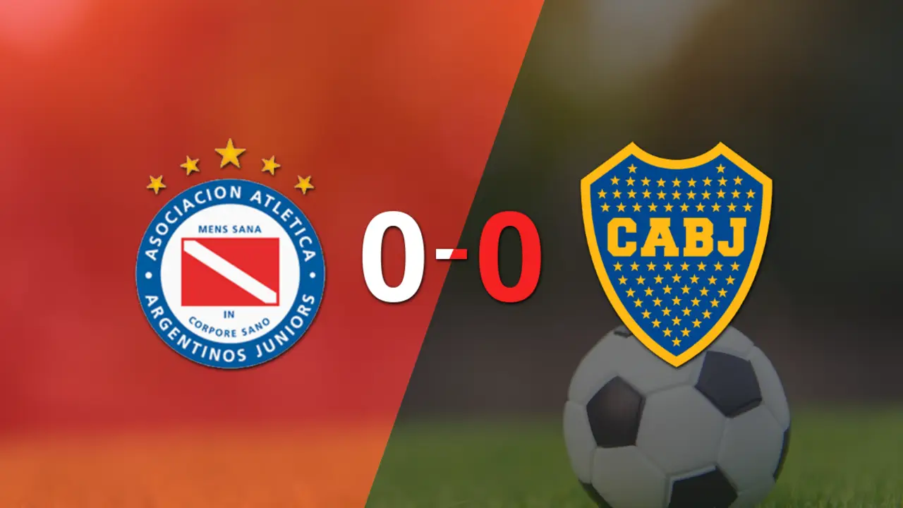 Argentinos Juniors y Boca Juniors empataron sin goles