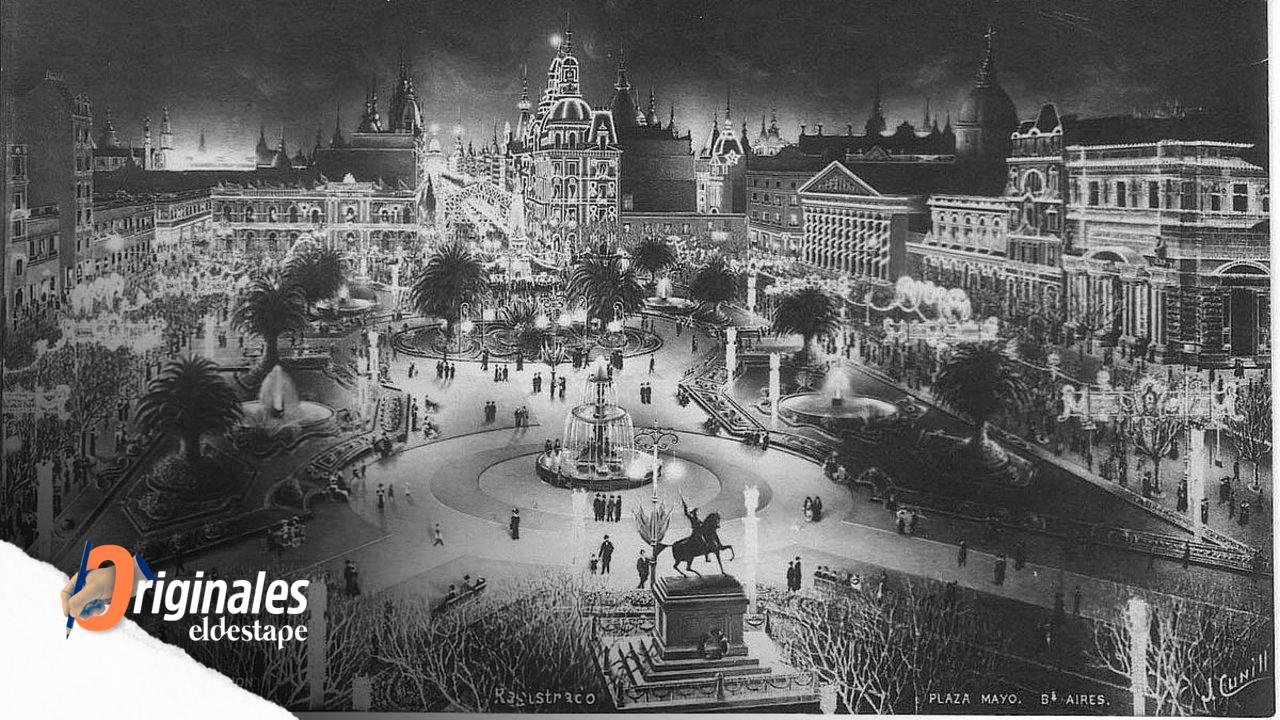Argentina centenario 1910 Plaza de Mayo