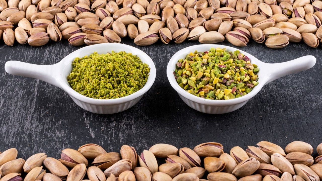 pistacho, frutos secos, alfajores, chocolates