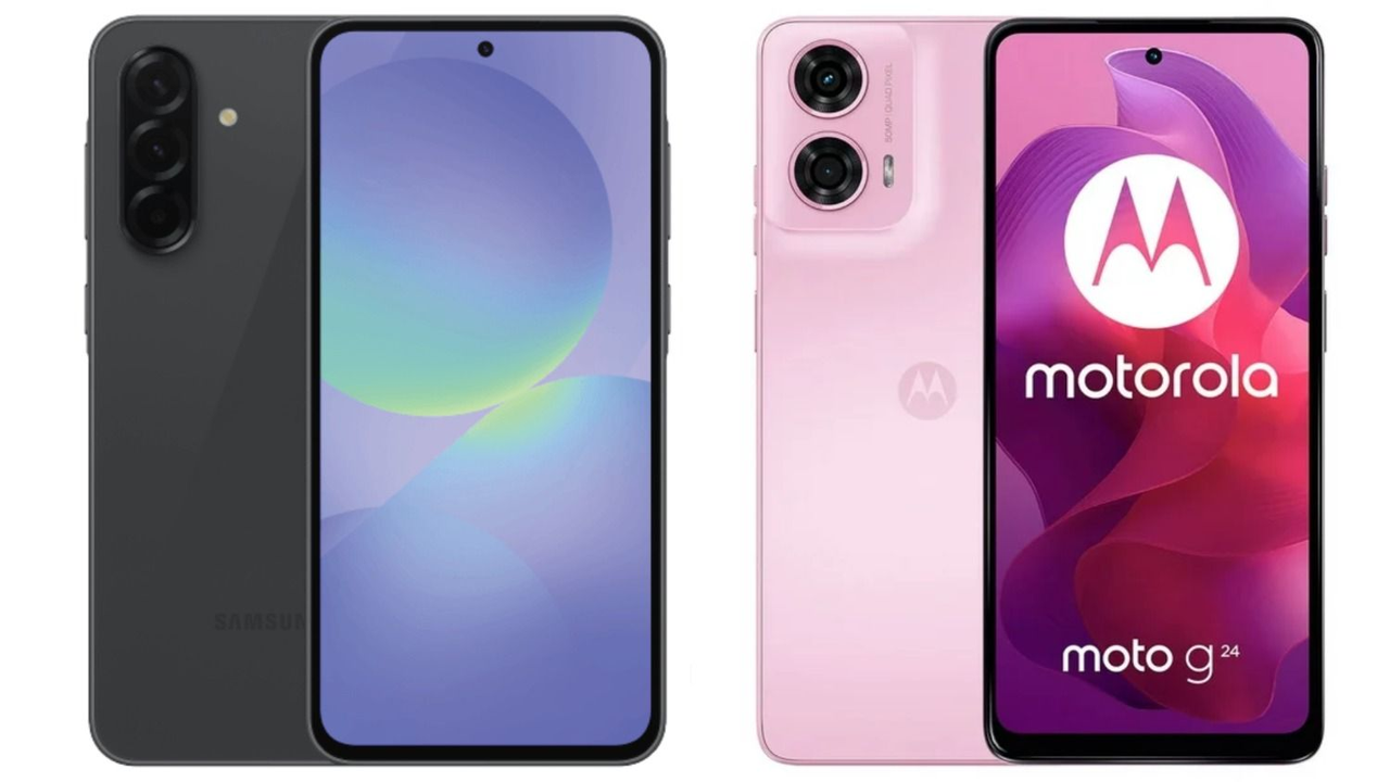Celular Motorola y Samsung