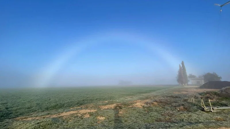 arcoiris, clima, humedad, niebla
