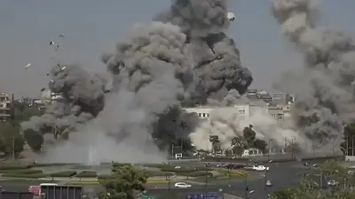 Israel bombardeó la capital de Siria: al menos un muerto y 18 heridos Israel bombardeó la capital de Siria: al menos un muerto y 18 heridos