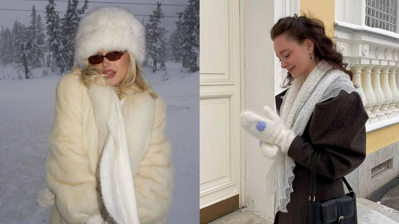 Gorro ruso en tendencia para este invierno 2025.