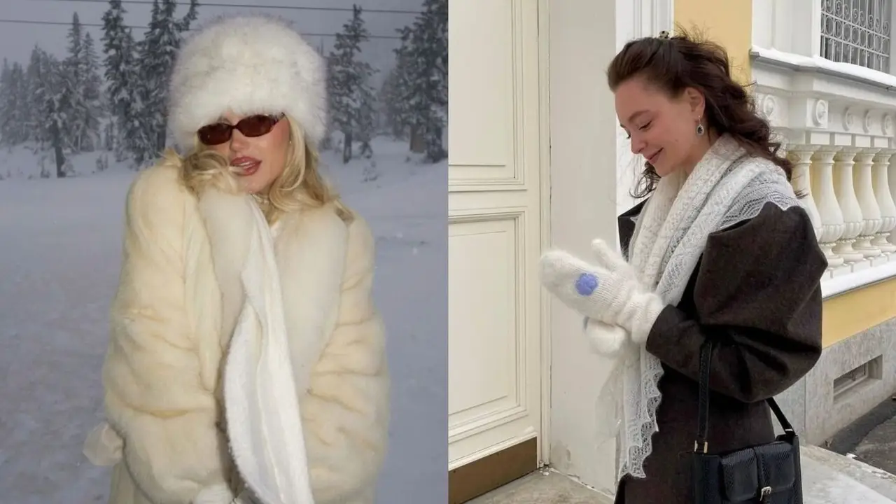 Gorro ruso en tendencia para este invierno 2025.