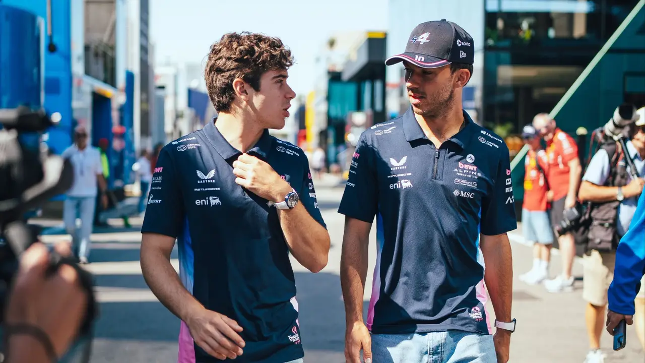 Franco Colapinto y Pierre Gasly