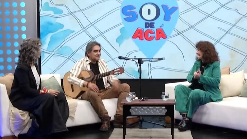 Carla Conte, Kike Teruel y Julia Zenko