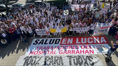 Todos por el Garrahan: La Rioja se suma al paro nacional de salud convocado por trabajadores del Hospital Todos por el Garrahan: La Rioja se suma al paro nacional de salud convocado por trabajadores del Hospital