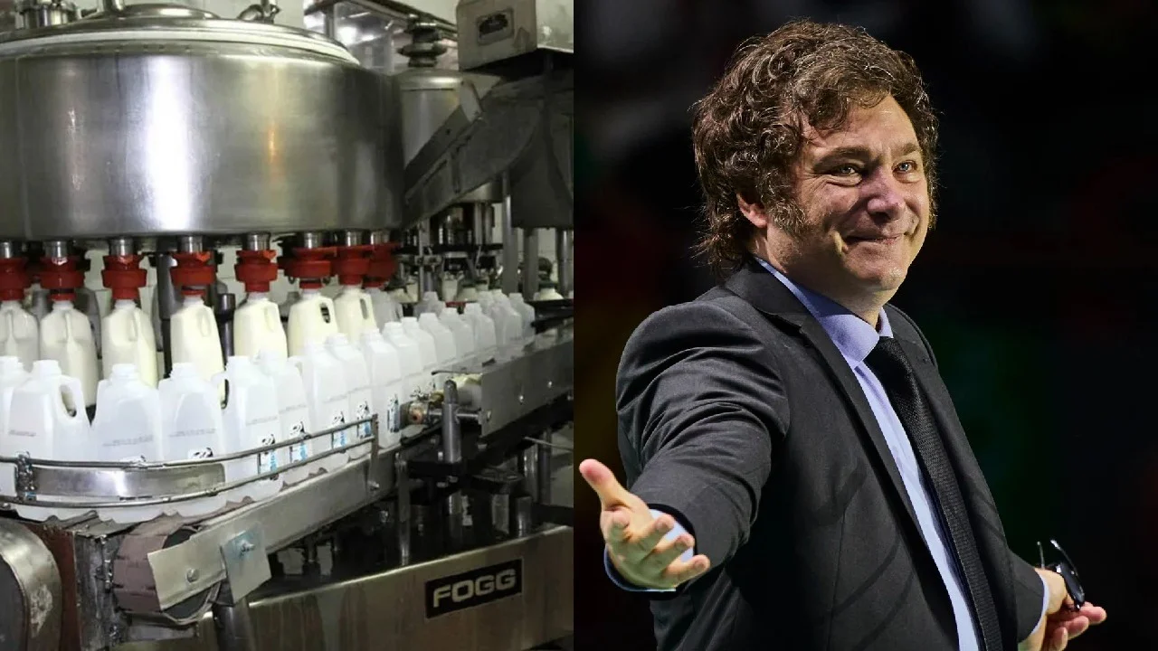 Fábrica láctea y Javier Milei