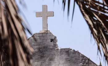 Sin mencionar al autor del ataque, el Gobierno expresó su "procupación" por la agresión  | Ataque a la iglesia católica en gaza