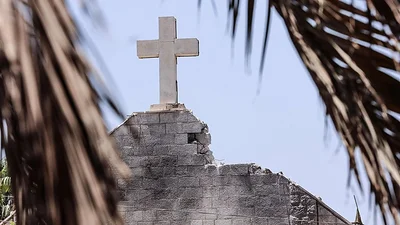Sin mencionar al autor del ataque, el Gobierno expresó su "procupación" por los sucedido en la iglesia católica de Gaza Sin mencionar al autor del ataque, el Gobierno expresó su "procupación" por los sucedido en la iglesia católica de Gaza