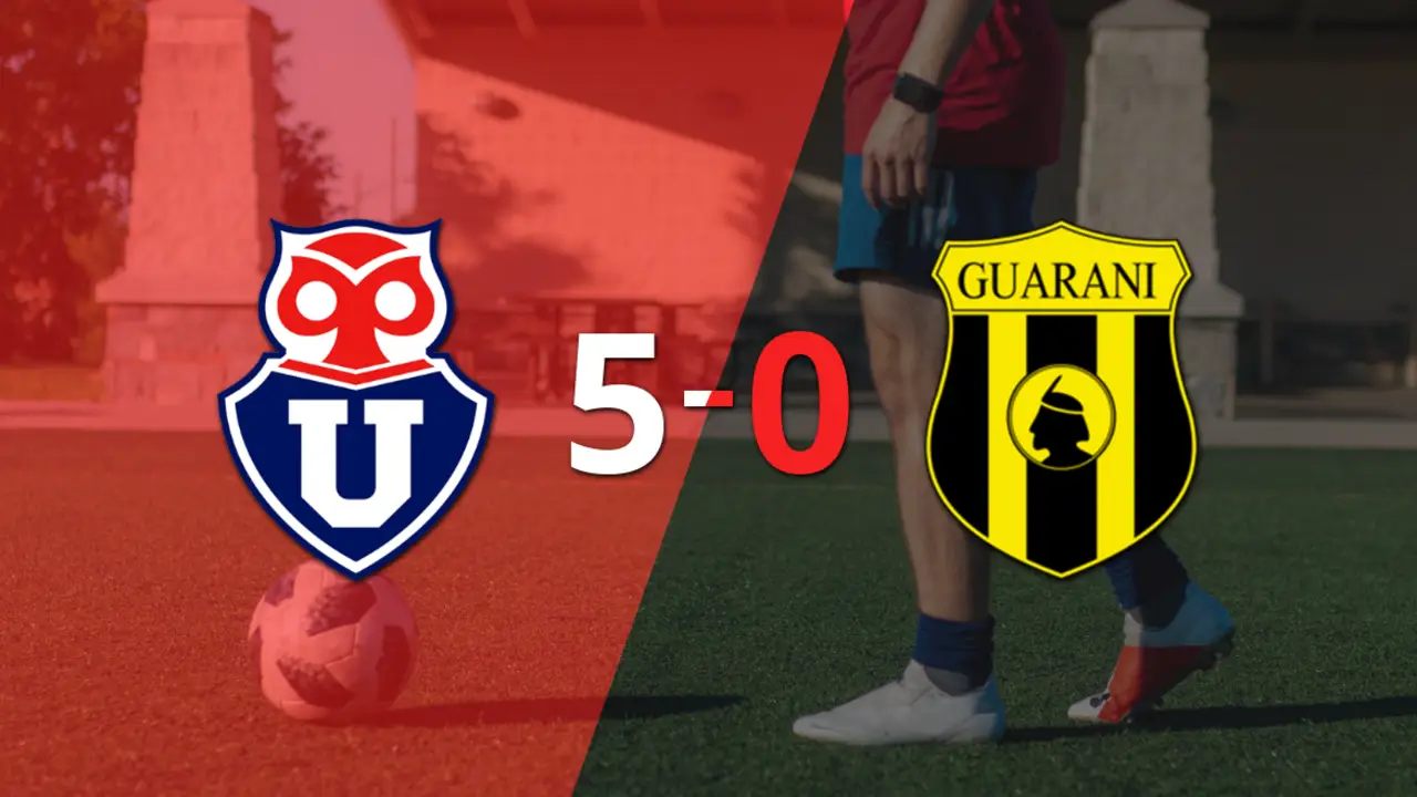 Con goleada, Universidad de Chile se acerca a la clasificación