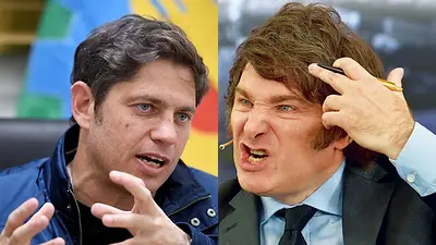 axel kicillof y javier milei axel kicillof y javier milei