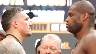 Se pudrió todo en el boxeo: Usyk y Daniel Dubois tuvieron un tenso cara a cara