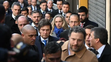 31 años del atentado a la AMIA: Milei encabezó el acto junto a Karina Milei
