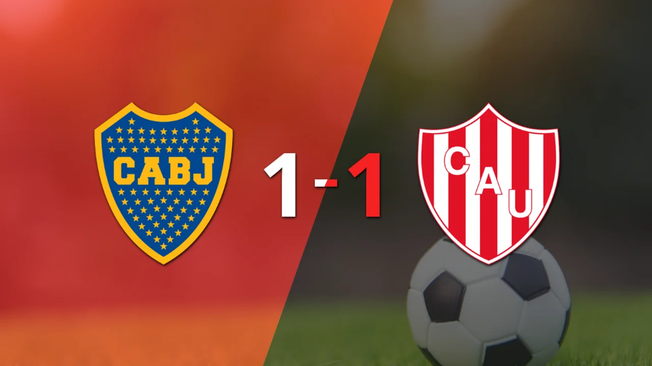 Empate a uno entre Boca Juniors y Unión