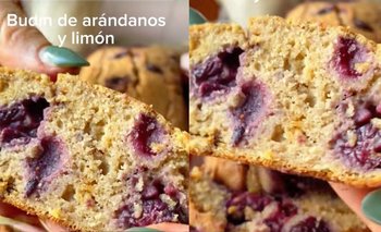 Receta sin gluten y sin lactosa de budín de limón y arándanos | Recetas de cocina