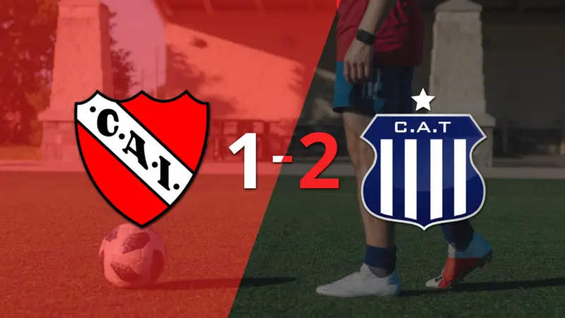 Talleres consigue una estrecha victoria de 2 a 1 sobre Independiente